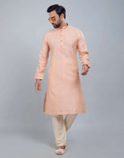 Simple Self Made Festive Design Kurta Set