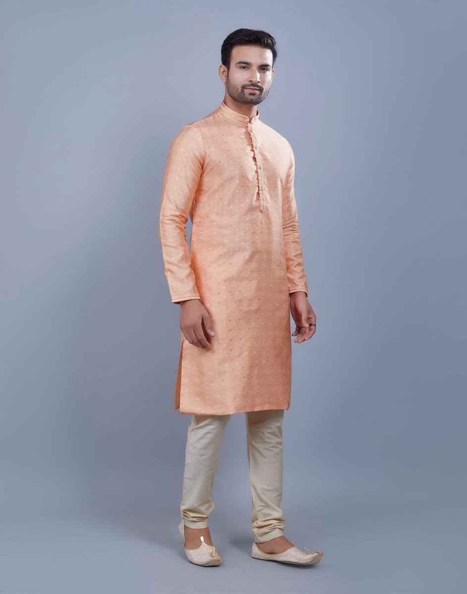 Art Silk Bootie Design Kurta Set