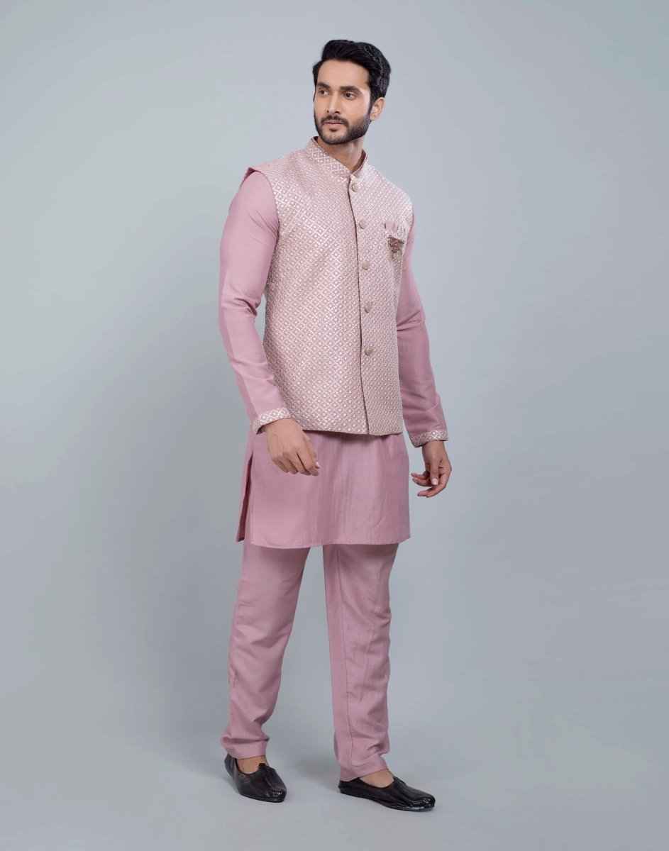 All Over Heavy Thread & Sequence Work Kurta Jacket.