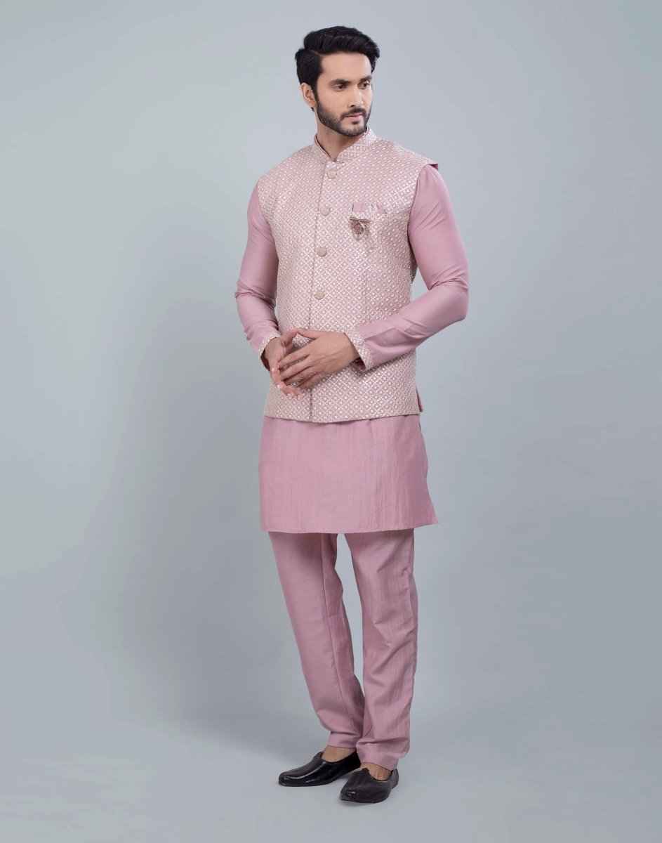 All Over Heavy Thread & Sequence Work Kurta Jacket.