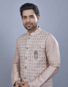 Sequence & Thread Combo Design Kurta Jacket Set