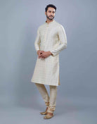 Art Silk Bootie Design Kurta Set