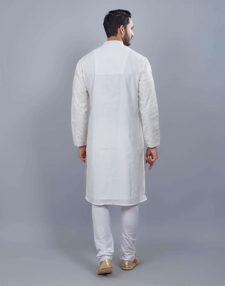 Stylish All Over Sequence Work Kurta Pajama