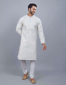 Stylish All Over Sequence Work Kurta Pajama