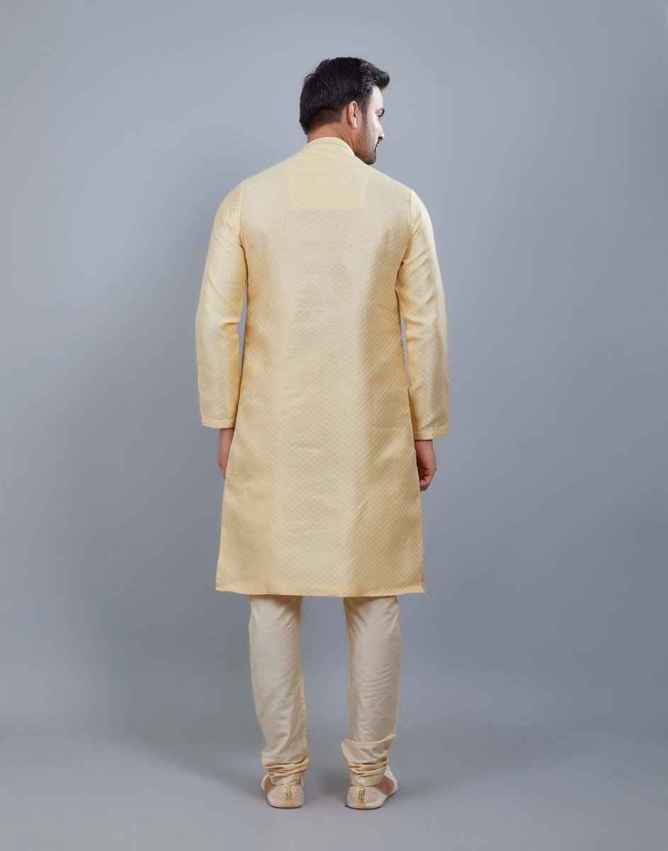 All Over Thread Motives Style Kurta Pajama