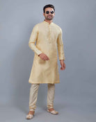 All Over Thread Motives Style Kurta Pajama