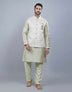 Jacquard Self Design Jacket Set