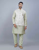 Jacquard Self Design Jacket Set