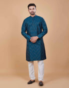 Floral All Over Thread Sequence Work Kurta Set