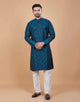 Floral All Over Thread Sequence Work Kurta Set