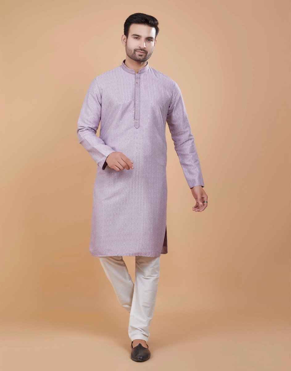 All Over Sequence Pattern Kurta Set