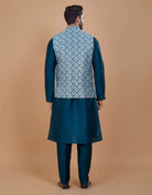 Self Highlighted Brocade Design Kurta Set