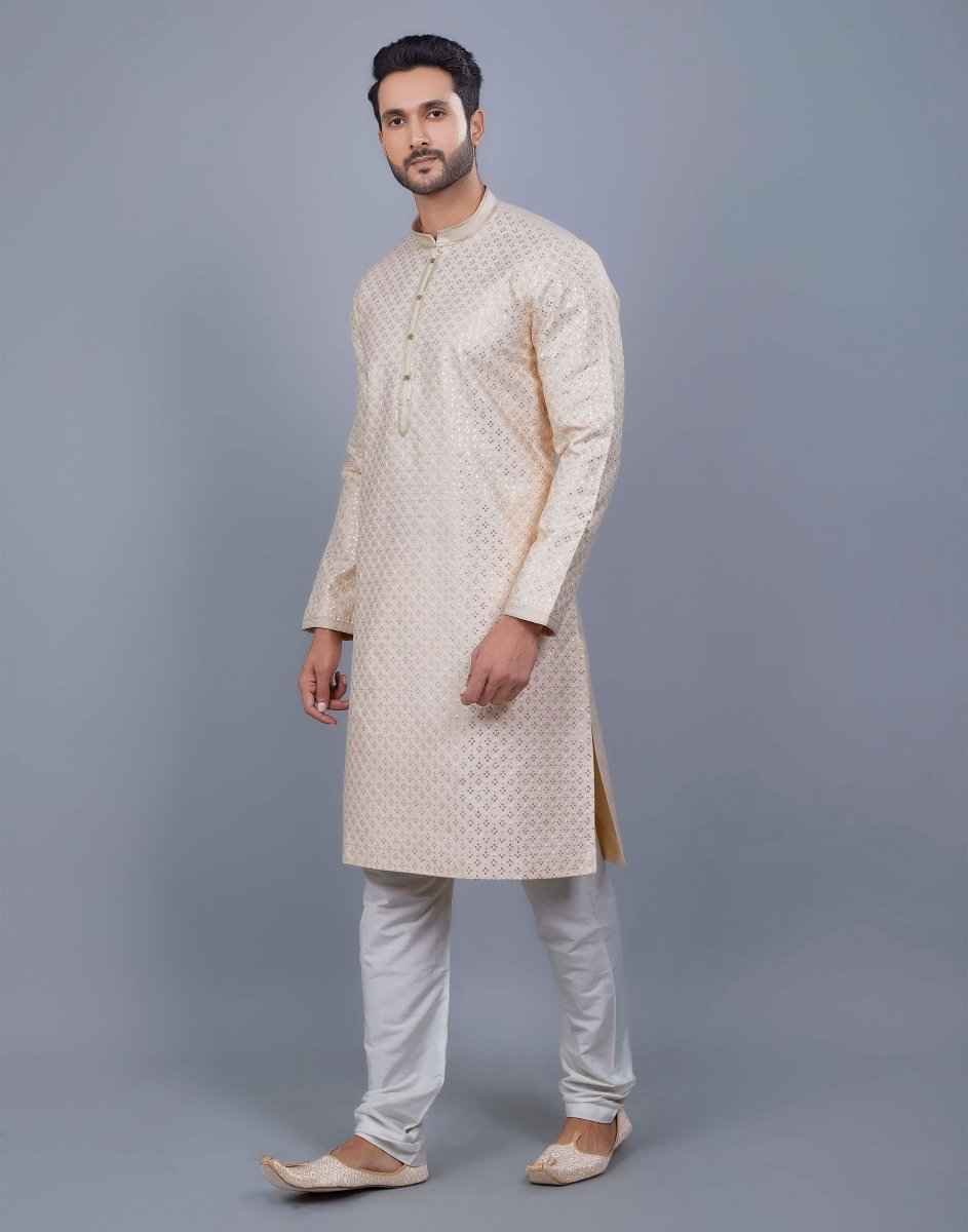 All Over Sequence Pattern Kurta Set