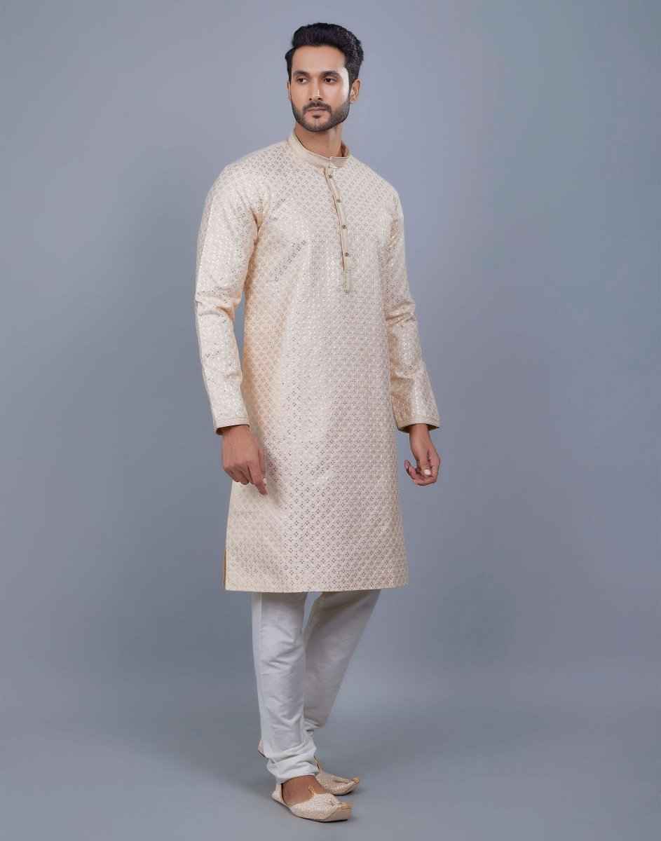 All Over Sequence Pattern Kurta Set