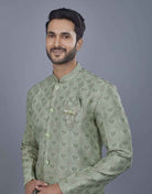 All Over Heavy Self Jacquard Indo Western Style