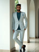 Pista Suede and Giza Cotton Blazer