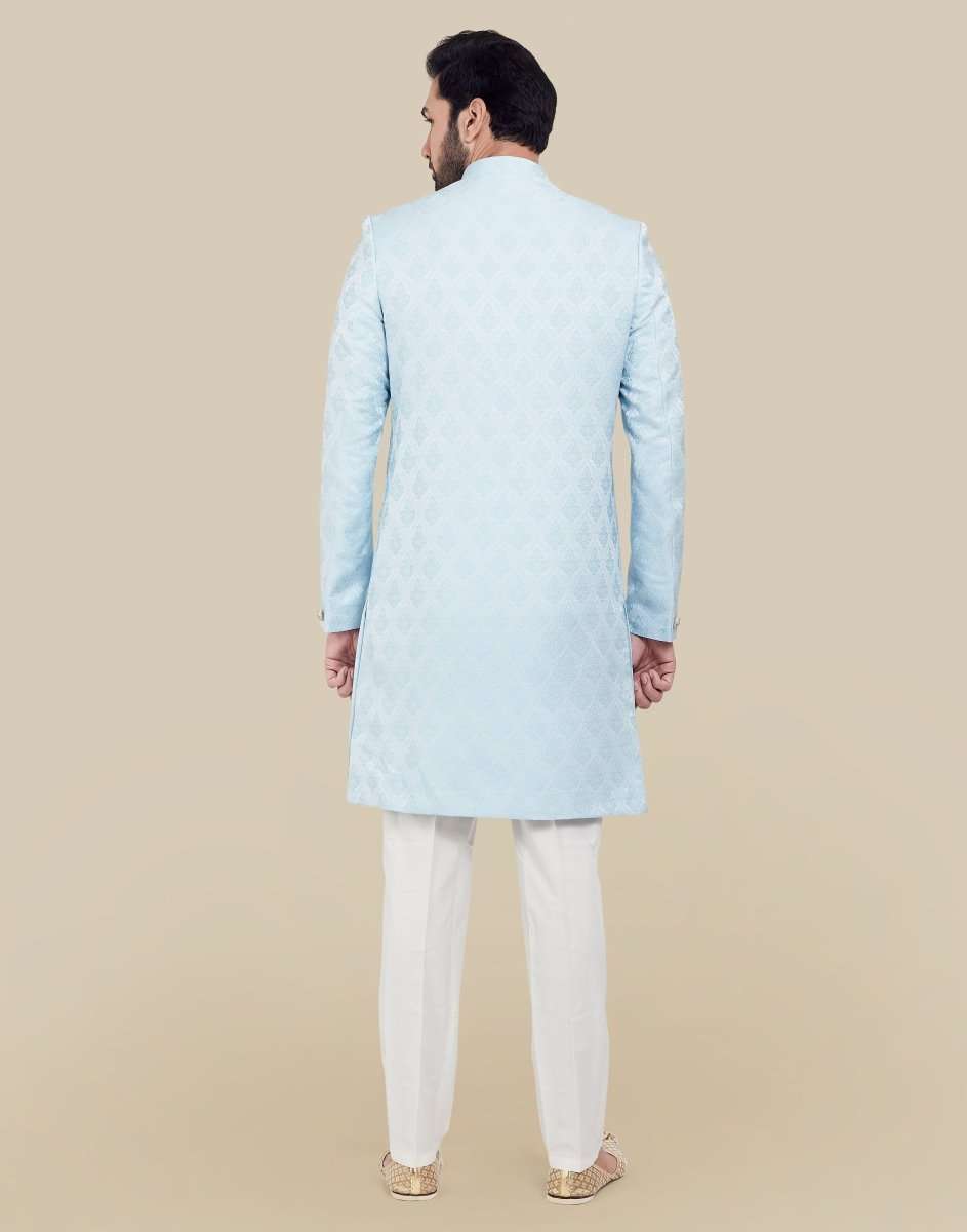Brocade All Over Indo Western Sherwani Set