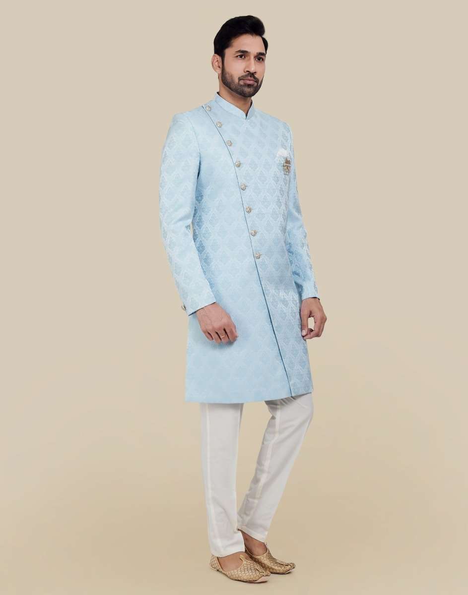 Brocade All Over Indo Western Sherwani Set