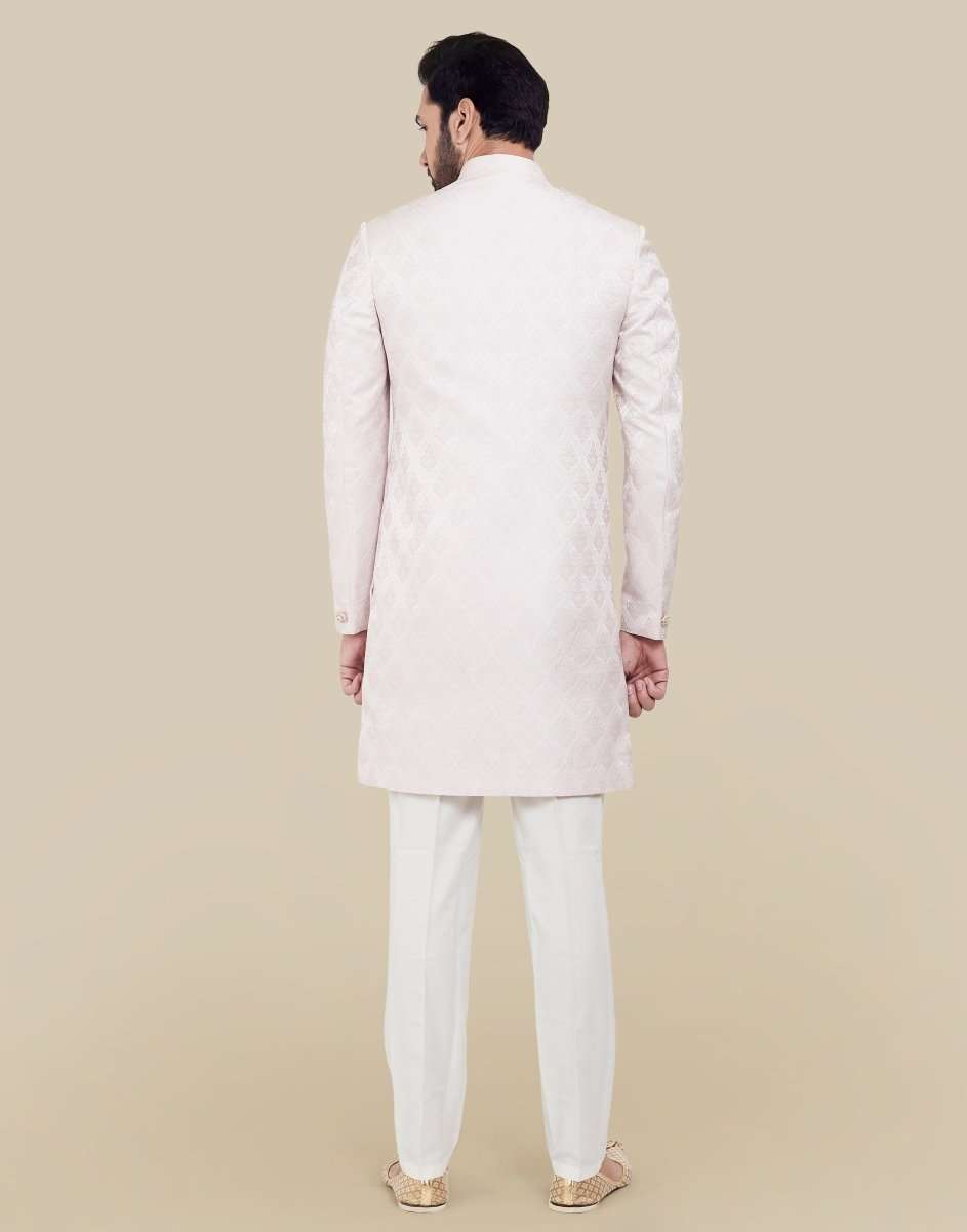 Brocade All Over Indo Western Sherwani Set