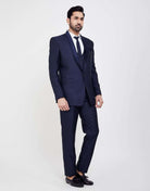 Self Textured 5 Pc Tuxido Designer Suit