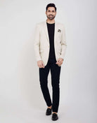 Jodhpuri Self Textured  Blazer