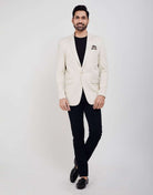 Jodhpuri Self Textured  Blazer