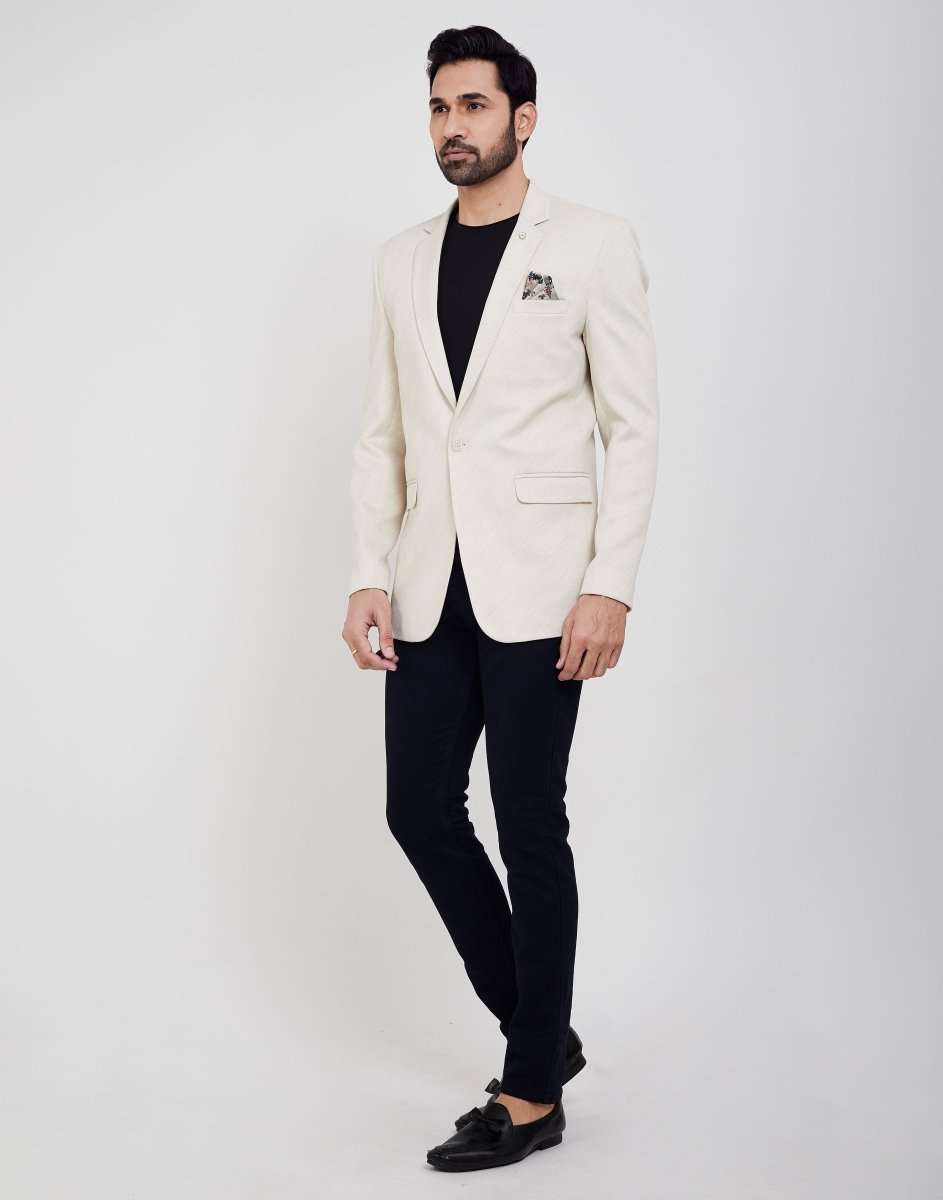 Jodhpuri Self Textured  Blazer