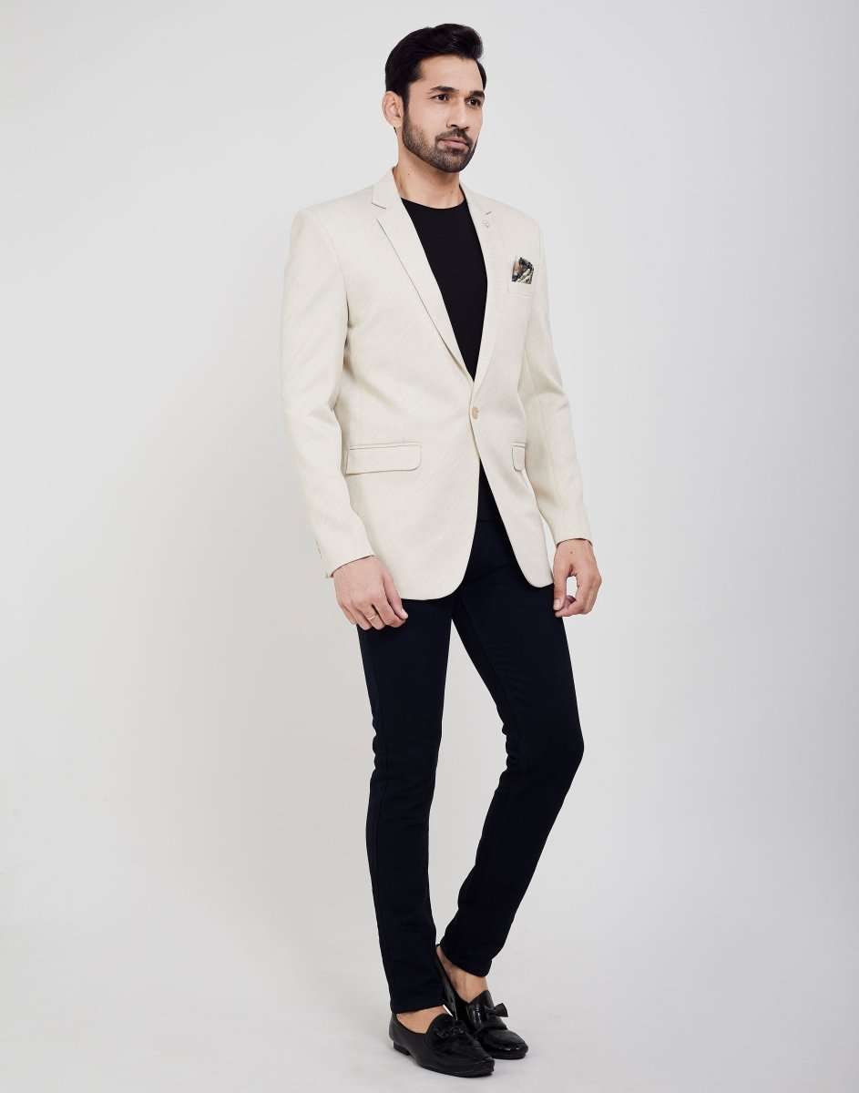 Jodhpuri Self Textured  Blazer