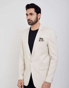 Jodhpuri Self Textured  Blazer