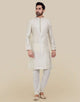 Self Brocade Jacquard Kurtha Pajama Set