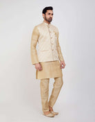 Jacquard 3D Self Plain Kurtha Set