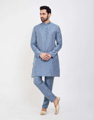 Jacquard 3D Self Plain Kurtha Set