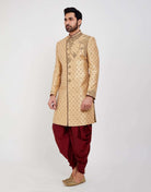 Heavy Embroidery Sherwani With Peshawari Wedding Sherwani