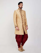 Heavy Embroidery Sherwani With Peshawari Wedding Sherwani