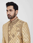 Heavy Embroidery Sherwani With Peshawari Wedding Sherwani