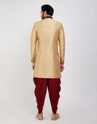 Zardosi Embroidery And Collar Work Wedding Sherwani