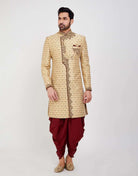 Embroidery Collar Work Style Wedding Sherwani