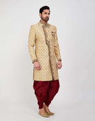 Embroidery Collar Work Style Wedding Sherwani