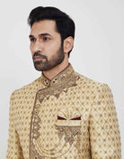 Embroidery Collar Work Style Wedding Sherwani