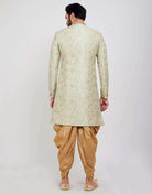 Self Highlighted Design Indo Western Sherwani