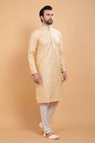 Self Jacquard Sequence Design Kurta Set