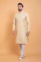 Self Jacquard Sequence Design Kurta Set