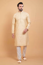 Self Jacquard Sequence Design Kurta Set