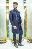 Navy Blue Ultra Classic Indo Western Set