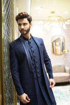 Navy Blue Ultra Classic Indo Western Set