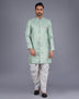 Jacquard All Over Embroidery Work Semi Indo Style
