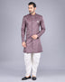 Imperial Floral Patterned Jacquard Semi-Indo Style