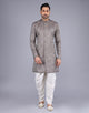 Imperial Floral Patterned Jacquard Semi-Indo Style