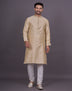 All Over Checks Jacquard Kurta Pyjama Set