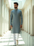 Green Brocade Design Jacquard Kurta Set